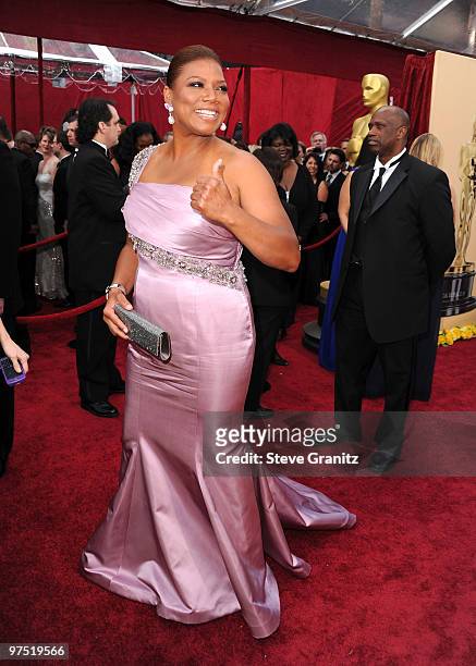 Queen Latifah arrives at the 82nd Annual Academy Awards held at the Kodak Theatre on March 7, 2010 in Hollywood, California.
