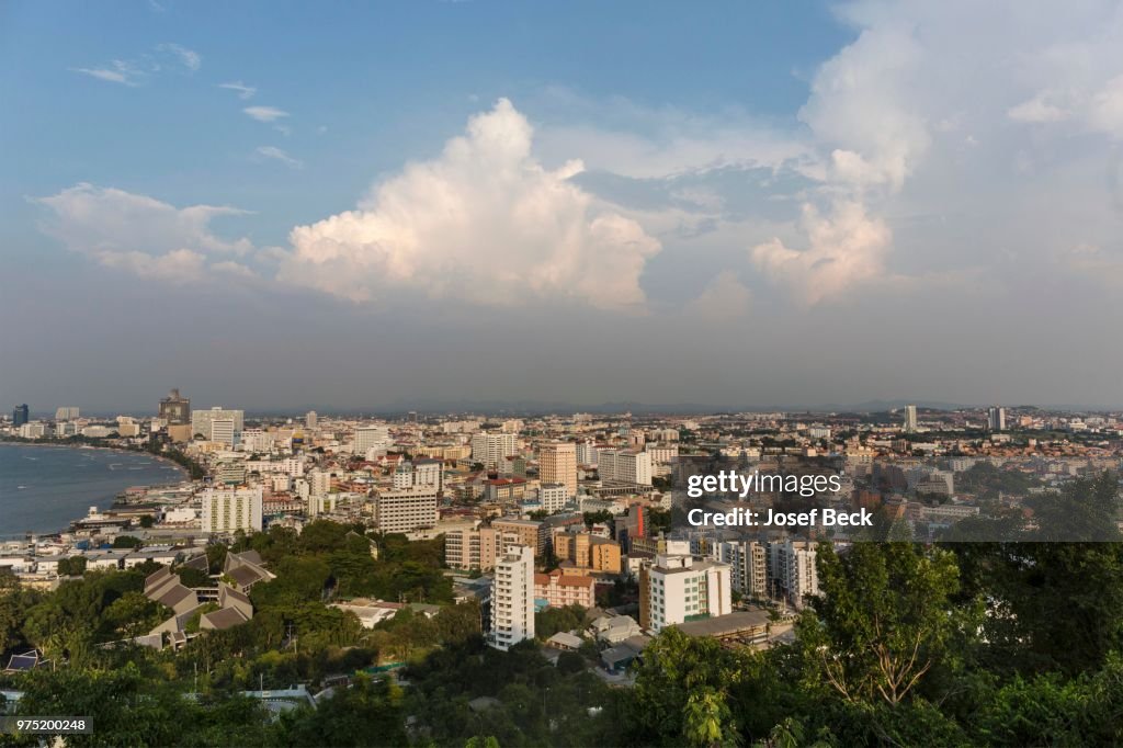 Cityscape, Pattaya Bay, Pattaya, Chon Buri Province, Thailand