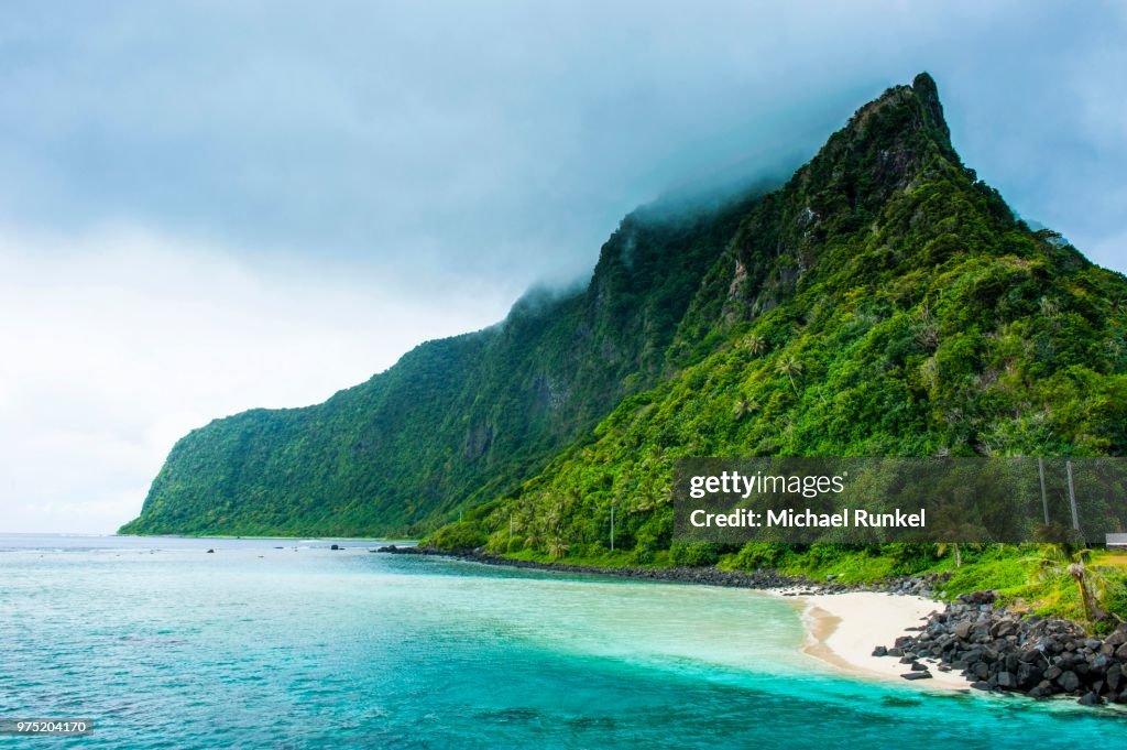 Coastline, Ofu Island, Manua Group, Samoan Islands, American Samoa