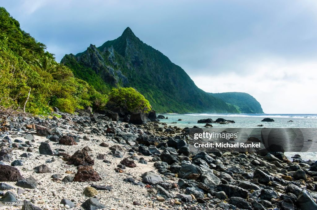 Coastline, Ofu Island, Manua Group, Samoan Islands, American Samoa