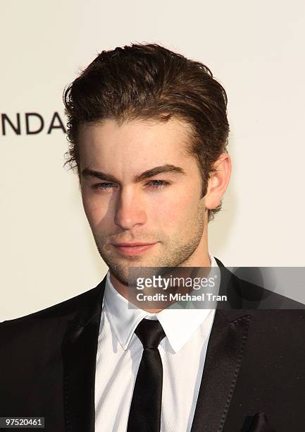 Chace Crawford arrives to the 18th Annual Elton John AIDS Foundation Academy Awards Viewing Party held at Pacific Design Center on March 7, 2010 in...