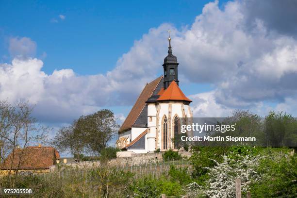 pilgrimage church of maria im weingarten, volkach, mainfranken, lower franconia, franconia, bavaria, germany - volkach stock pictures, royalty-free photos & images