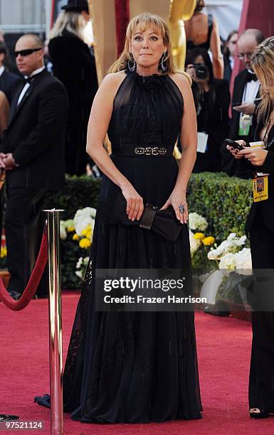 Actress Virginia Madsen arrives at the 82nd Annual Academy Awards held at Kodak Theatre on March 7, 2010 in Hollywood, California.