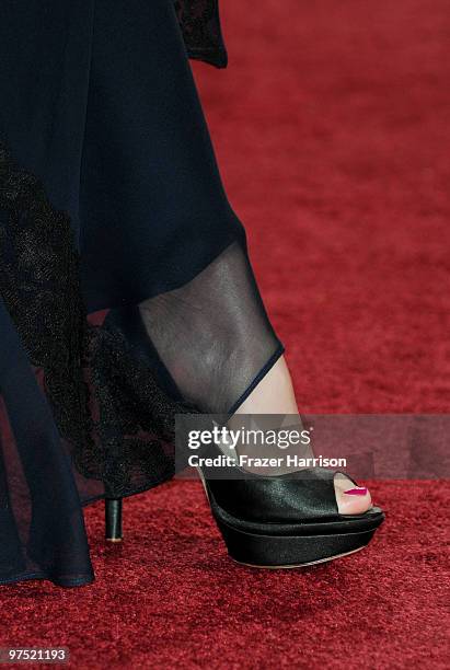 Actress Virginia Madsen arrives at the 82nd Annual Academy Awards held at Kodak Theatre on March 7, 2010 in Hollywood, California.