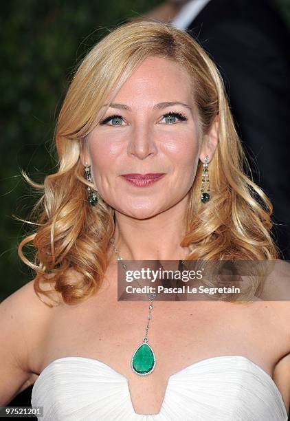 Actress Jennifer Westfeldt arrives at the 2010 Vanity Fair Oscar Party hosted by Graydon Carter held at Sunset Tower on March 7, 2010 in West...