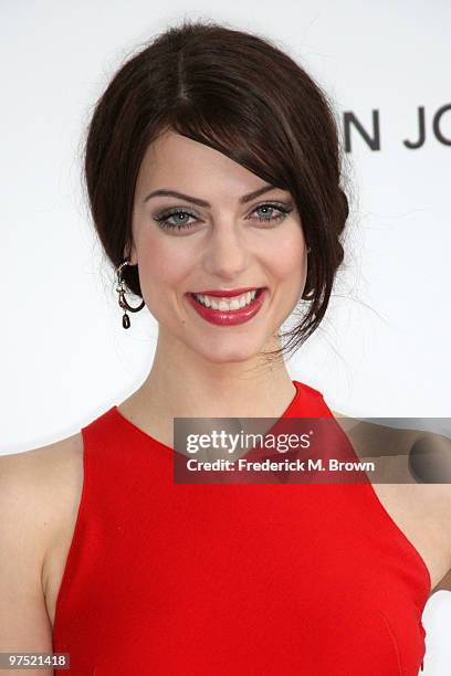 Actress Julia Voth arrives at the 18th annual Elton John AIDS Foundation Oscar Party held at Pacific Design Center on March 7, 2010 in West...