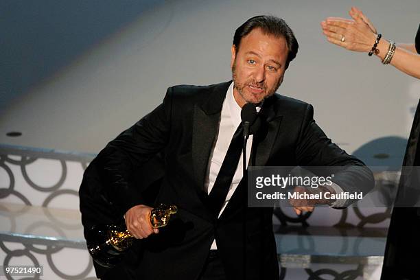 Producer Fisher Stevens onstage during the 82nd Annual Academy Awards held at Kodak Theatre on March 7, 2010 in Hollywood, California.