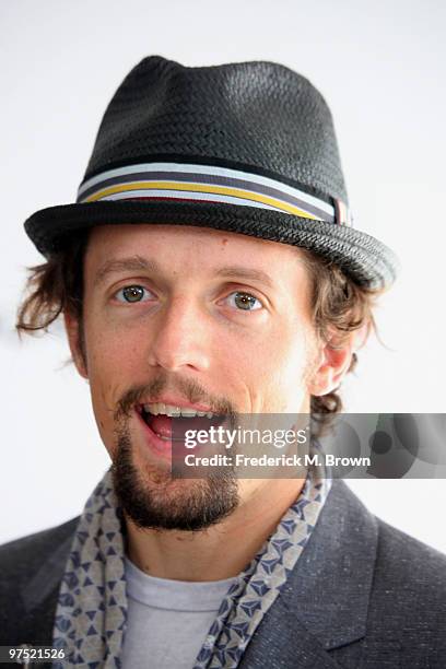 Musician Jason Mraz arrives at the 18th annual Elton John AIDS Foundation's Oscar Viewing Party held at the Pacific Design Center on March 7, 2010 in...