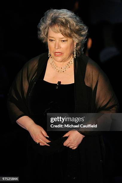 Presenter Kathy Bates onstage during the 82nd Annual Academy Awards held at Kodak Theatre on March 7, 2010 in Hollywood, California.
