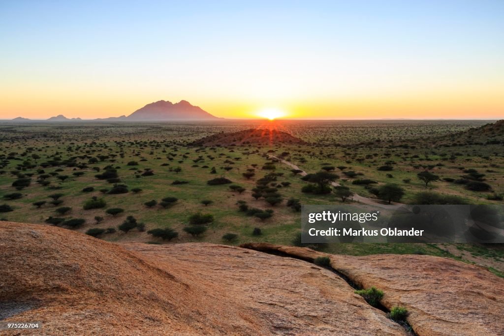 Small Spitzkoppe, Sunset, Erongo Region, Namibia