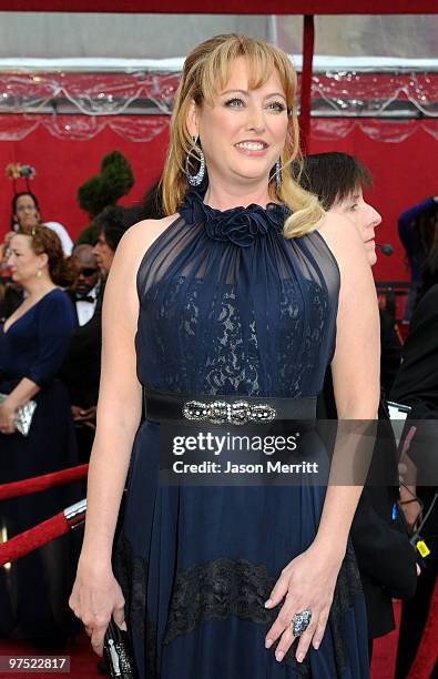 Actress Virginia Madsen arrives at the 82nd Annual Academy Awards held at Kodak Theatre on March 7, 2010 in Hollywood, California.