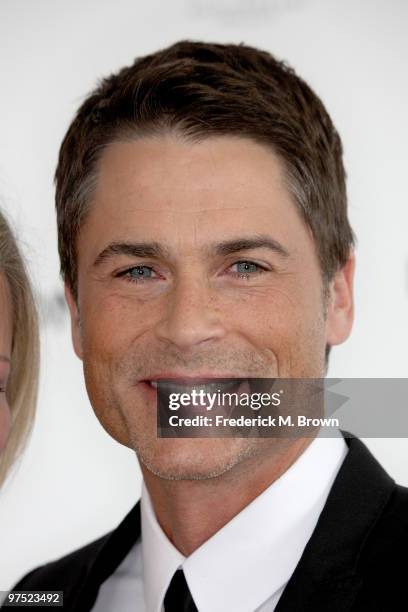 Actor Rob Lowe arrives at the 18th annual Elton John AIDS Foundation's Oscar Viewing Party held at the Pacific Design Center on March 7, 2010 in Los...