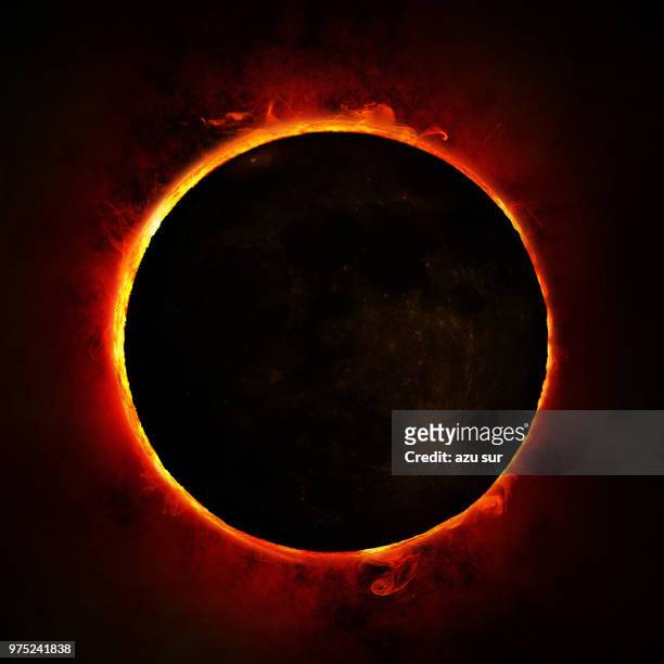 annular solar eclipse - solar eclipse stock pictures, royalty-free photos & images