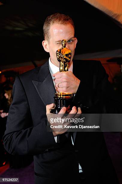 Director Pete Docter, winner of Best Animated Feature award for "Up," attends the 82nd Annual Academy Awards Governor's Ball held at Kodak Theatre on...
