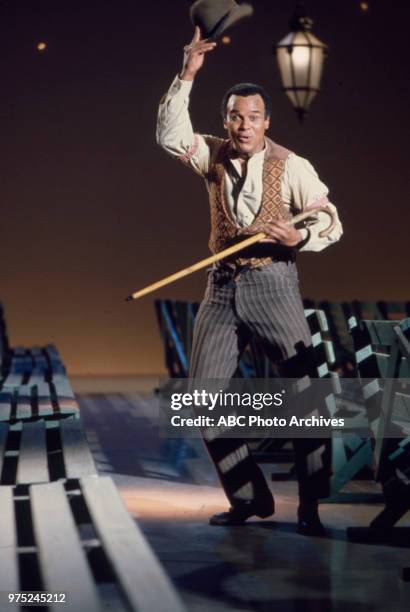 Harry Belafonte performing on 'The Julie Andrews Hour'.