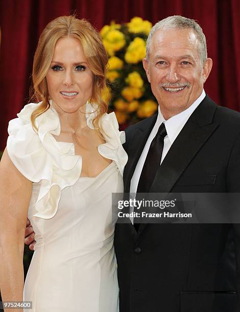 Producers Sarah Siegel-Magness and Gary Magness arrive at the 82nd Annual Academy Awards held at Kodak Theatre on March 7, 2010 in Hollywood,...