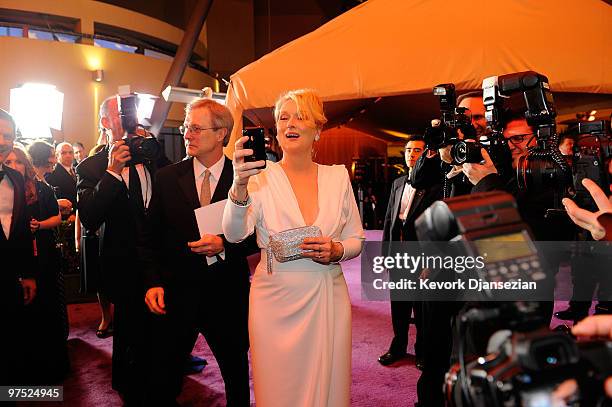 Meryl Streep attends the 82nd Annual Academy Awards Governor's Ball held at Kodak Theatre on March 7, 2010 in Hollywood, California.