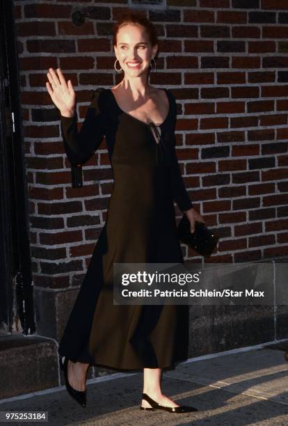 Natalie Portman is seen on June 14, 2018 in New York City.