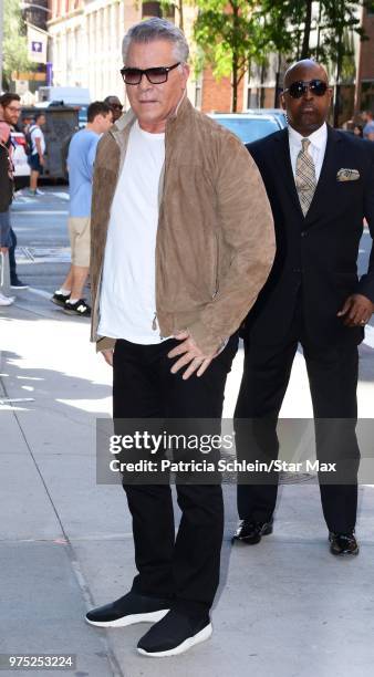 Ray Liotta is seen on June 14, 2018 in New York City.