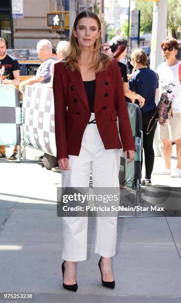 Betty Gilpin is seen on June 14, 2018 in New York City.