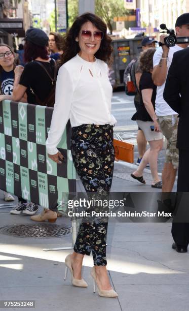 Lisa Edelstein is seen on June 14, 2018 in New York City.