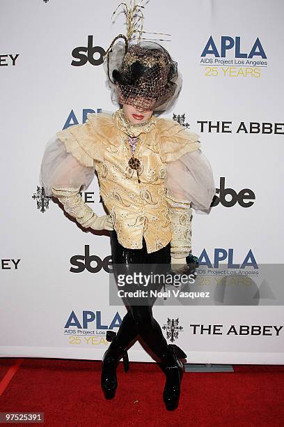 Bobby Trendy attends the SBE And The Abbey's "The Envelope Please" Oscar party benefitting APLA at the Abbey on March 7, 2010 in West Hollywood,...