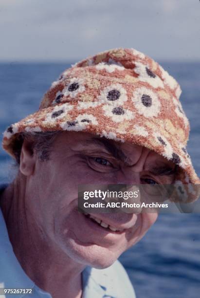 Ernest Borgnine appearing on Walt Disney Television via Getty Images's 'American Sportsman'.