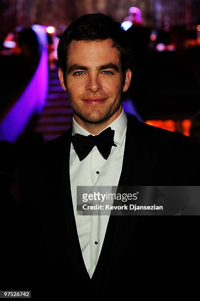 Actor Chris Pine attends the 82nd Annual Academy Awards Governor's Ball held at Kodak Theatre on March 7, 2010 in Hollywood, California.