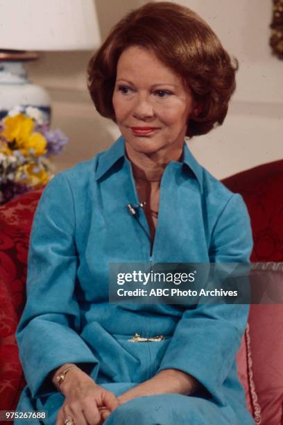 First Lady Rosalynn Carter on 'Good Morning America'.