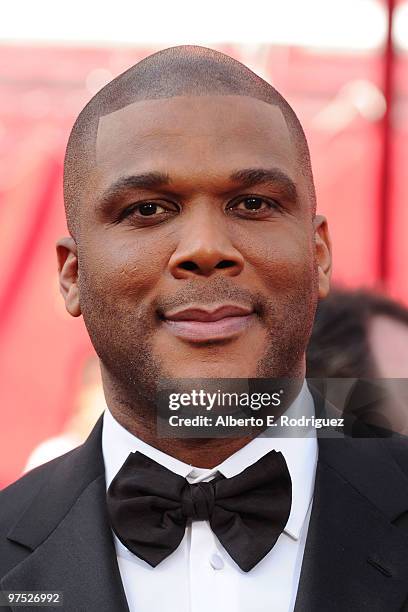 Producer Tyler Perry arrives at the 82nd Annual Academy Awards held at Kodak Theatre on March 7, 2010 in Hollywood, California.