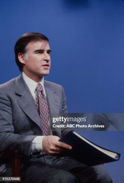 Governor Jerry Brown appearing on Walt Disney Television via Getty Images's 'Issues and Answers'.