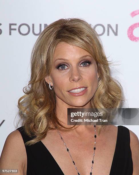 Cheryl Hines arrives to the 18th Annual Elton John AIDS Foundation Academy Awards Viewing Party held at Pacific Design Center on March 7, 2010 in...