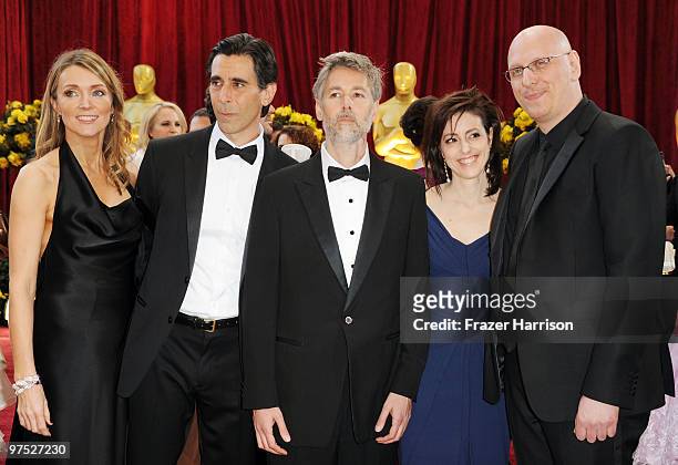 Screenwriter Alessandro Camon , producer Adam Yauch , writer-director Oren Moverman and guests arrive at the 82nd Annual Academy Awards held at Kodak...