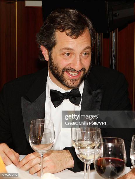 Producer Judd Apatow attends the 2010 Vanity Fair Oscar Party hosted by Graydon Carter at the Sunset Tower Hotel on March 7, 2010 in West Hollywood,...