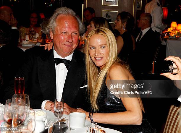 Editor-in-chief of Vanity Fair Graydon Carter and actress Kelly Lynch attend the 2010 Vanity Fair Oscar Party hosted by Graydon Carter at the Sunset...