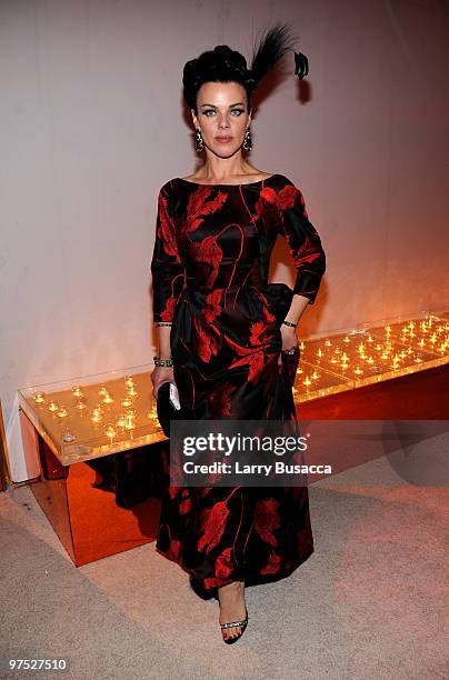 Actress Debi Mazar attends the 18th Annual Elton John AIDS Foundation Academy Award Party at Pacific Design Center on March 7, 2010 in West...