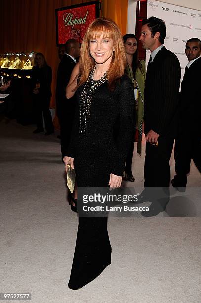 Comedian Kathy Griffin attends the 18th Annual Elton John AIDS Foundation Academy Award Party at Pacific Design Center on March 7, 2010 in West...