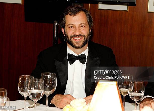 Director Judd Apatow attends the 2010 Vanity Fair Oscar Party hosted by Graydon Carter at the Sunset Tower Hotel on March 7, 2010 in West Hollywood,...