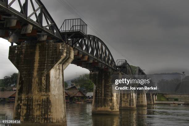 the bridge on the river kwai - thailand - berkel stock pictures, royalty-free photos & images