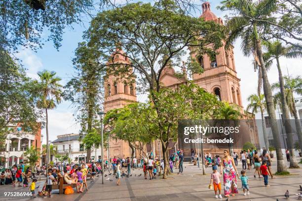 downtown santa cruz of the sierra bolivia - santa cruz bolivia stock pictures, royalty-free photos & images