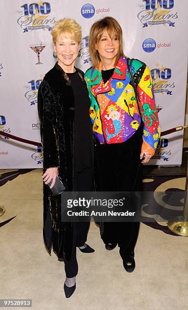 Actress Dee Wallace and Cheryl Kagan attend The 20th Annual Night Of 100 Stars Awards Gala at Beverly Hills Hotel on March 7, 2010 in Beverly Hills,...