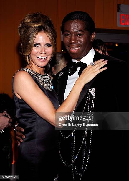 Model Heidi Klum and Ms. Jay Alexander attend the 18th Annual Elton John AIDS Foundation Academy Award Party at Pacific Design Center on March 7,...