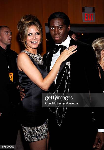 Model Heidi Klum and Ms. Jay Alexander attend the 18th Annual Elton John AIDS Foundation Academy Award Party at Pacific Design Center on March 7,...