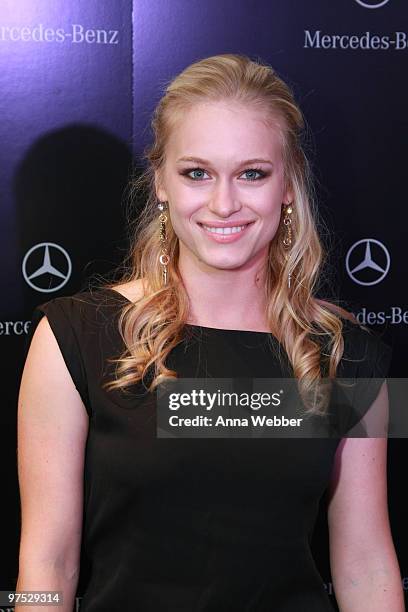 Actress Levin Rambin arrives at Soho House on March 7, 2010 in West Hollywood, California.