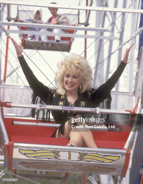 Musician Dolly Parton attends the Opening Weekend Celebration of Dollywood on April 24, 1993 at Dollywood in Pigeon Forge, Tennessee.