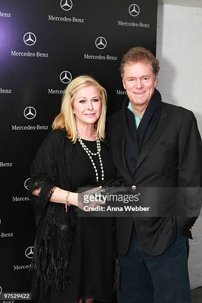Rick and Kathy Hilton arrive at Soho House on March 7, 2010 in West Hollywood, California.