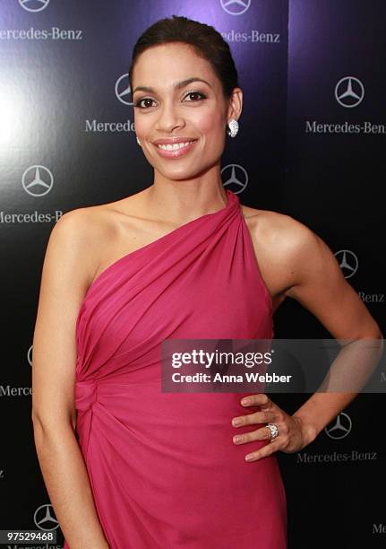 Rosario Dawson arrives at Soho House on March 7, 2010 in West Hollywood, California.