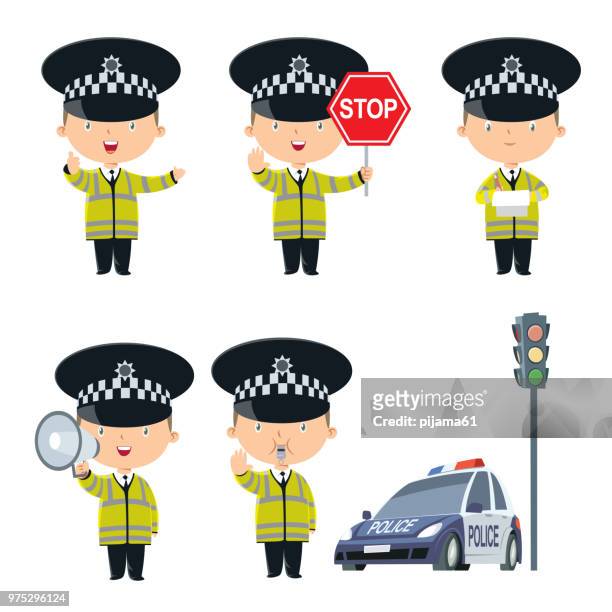 18 Ilustraciones de Police Car Stop - Getty Images