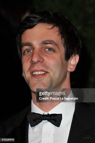 Actor B.J. Novak arrives at the 2010 Vanity Fair Oscar Party hosted by Graydon Carter held at Sunset Tower on March 7, 2010 in West Hollywood,...