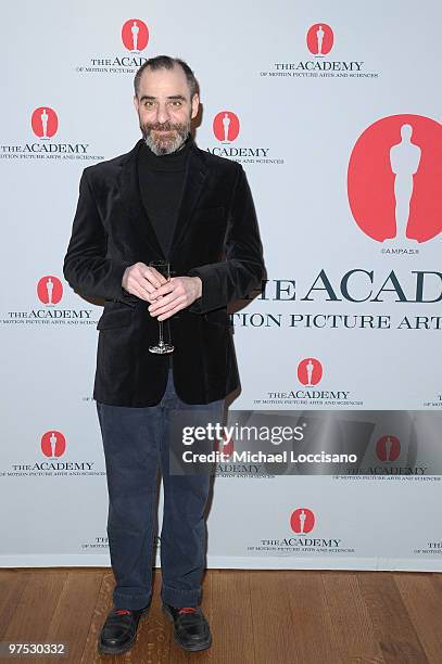 Actor/writer David Rakoff attends the Academy of Motion Picture Arts and Sciences New York Oscar night party at GILT at The New York Palace Hotel on...